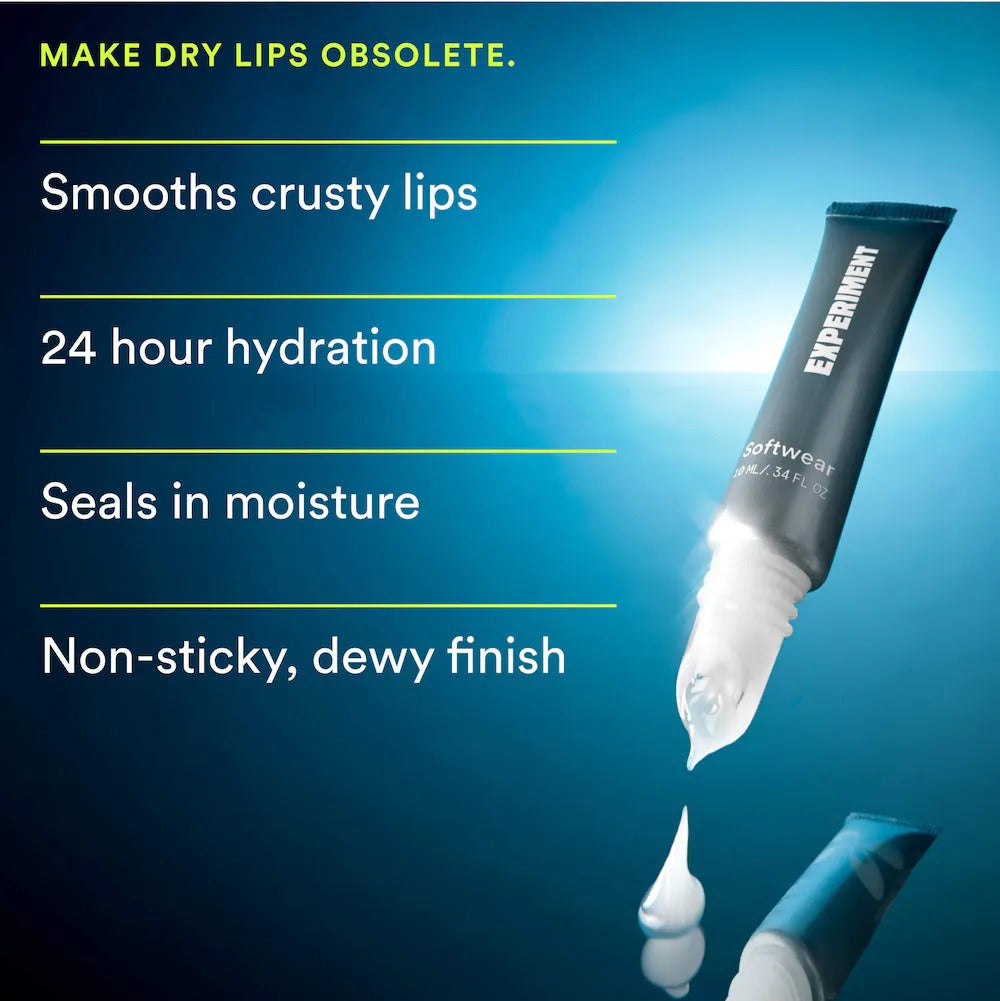 Experiment | Softwear Exfoliating and Hydrating Daily Lip Treatment with Squalane + AHA