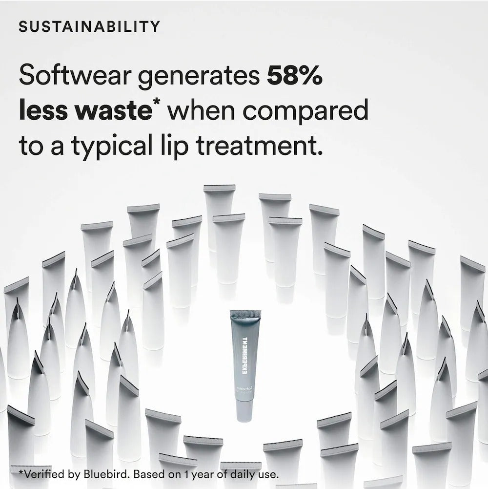 Experiment | Softwear Exfoliating and Hydrating Daily Lip Treatment with Squalane + AHA