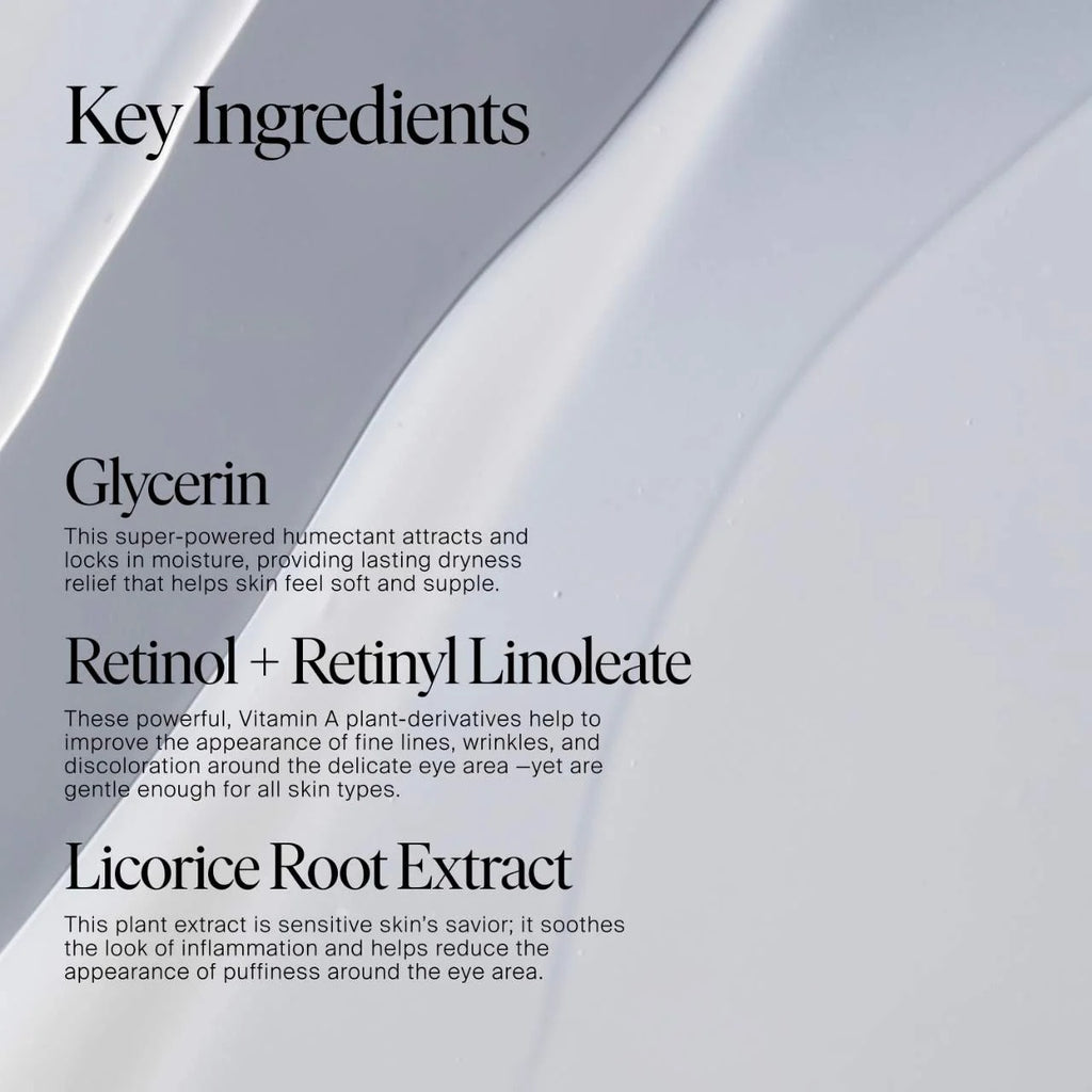 Summer Fridays | Jet Lag Overnight Eye Serum for Fine Lines & Wrinkles with Gentle Retinol Blend