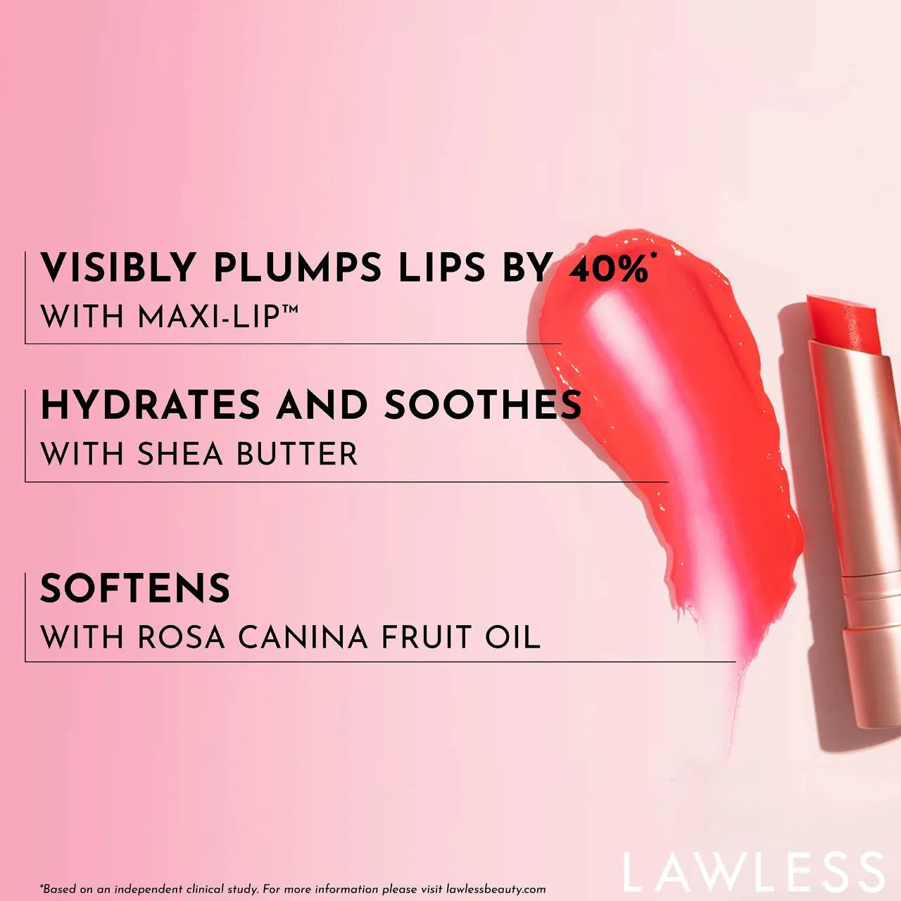 LAWLESS | Forget the Filler Lip-Plumping Line-Smoothing Tinted Lip Balm